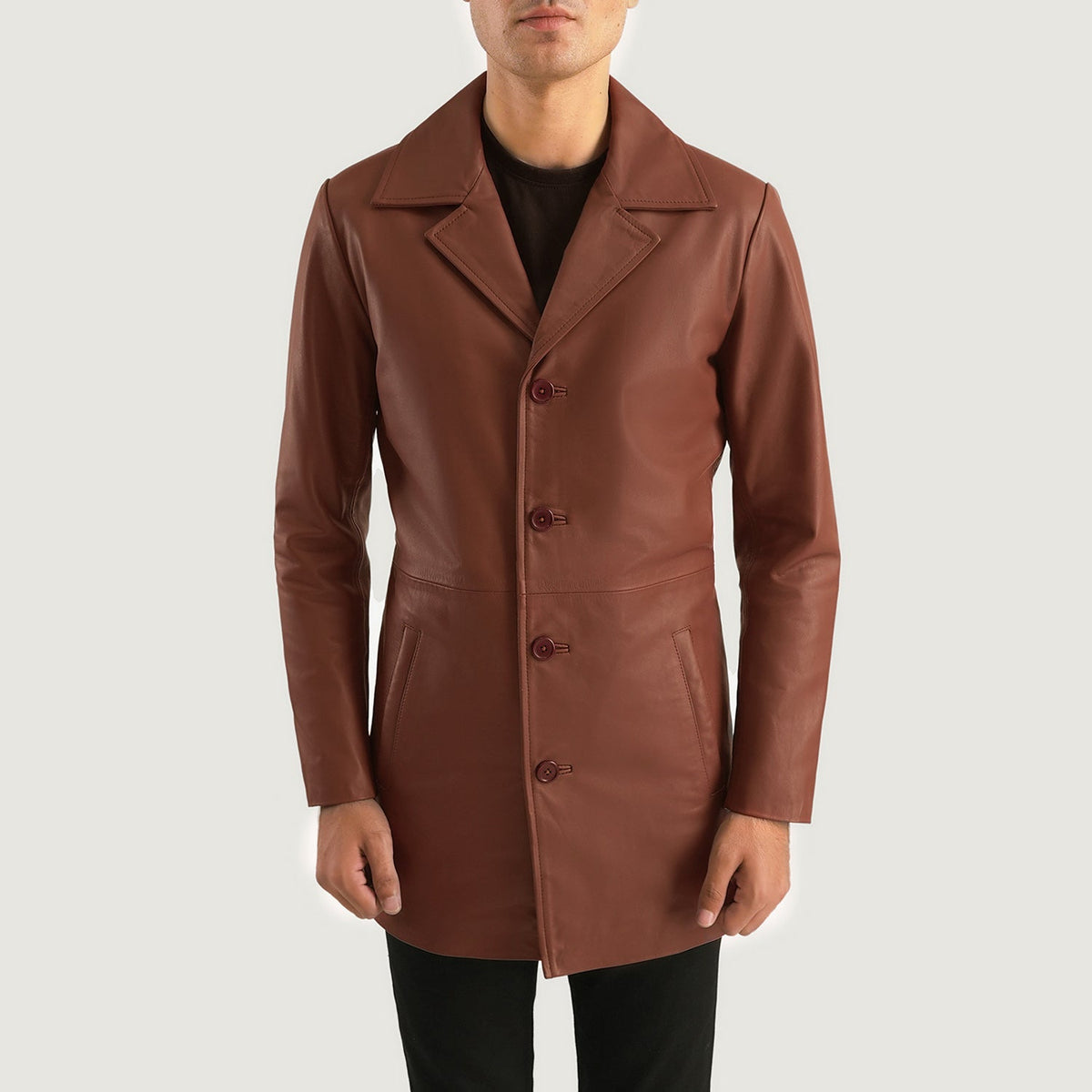 Classmith معطف جلد رجالي – alternate product view 4