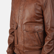Coffmen جاكيت بومبر جلد رجالي – alternate product view 6