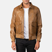Coffmen جاكيت بومبر جلد رجالي – alternate product view 1