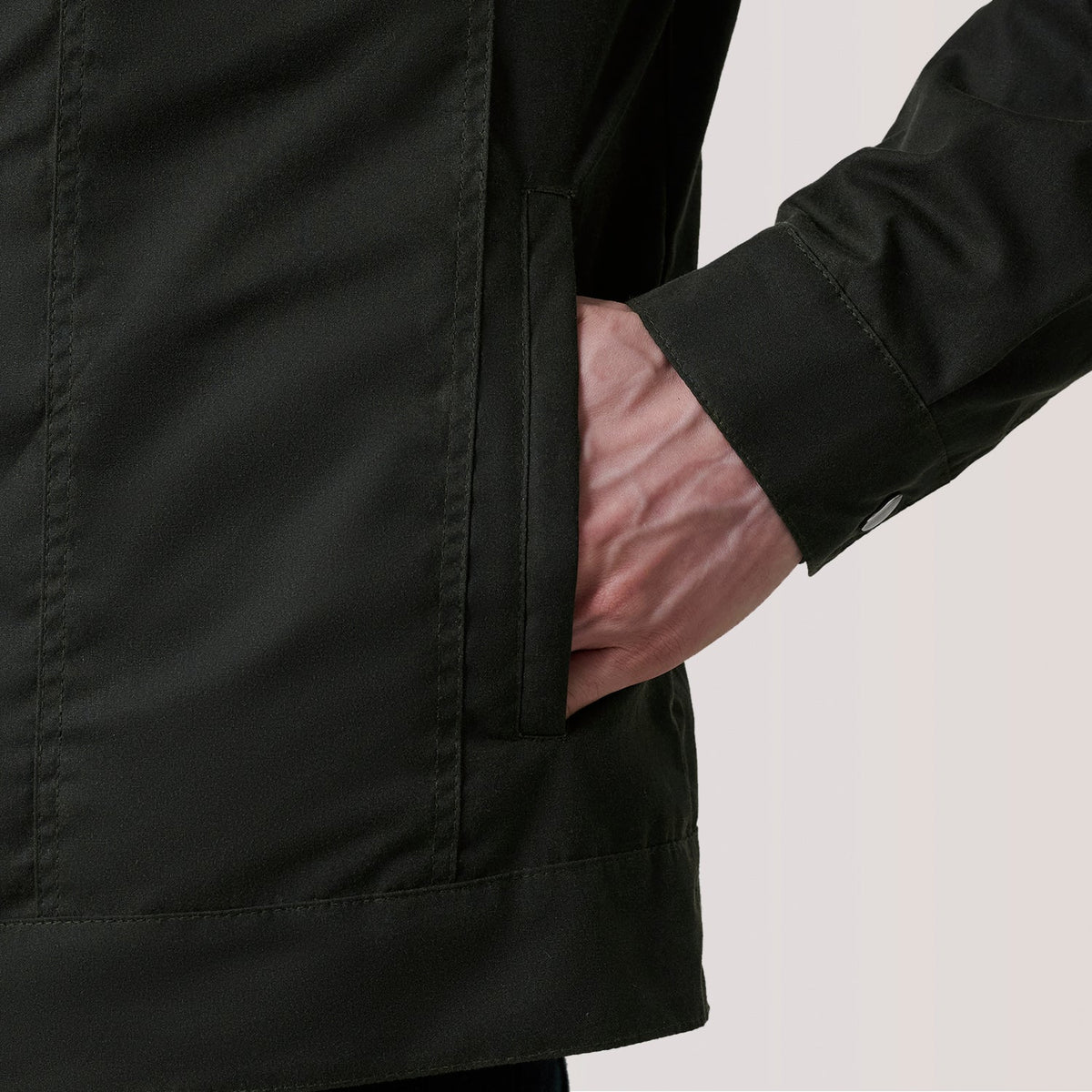 Interior View Showing Flannel &amp; Dual Inside Utility Storage Pockets