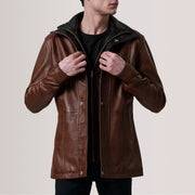 Connor معطف جلد رجالي – alternate product view 5