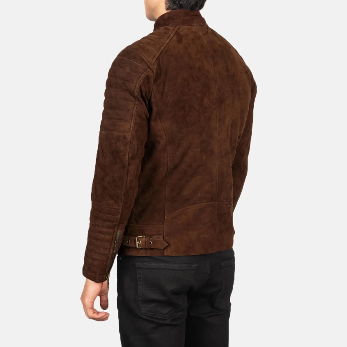 Damian جاكيت بايكر جلد رجالي – alternate product view 5