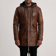 Delvin جاكيت جلد رجالي – alternate product view 4
