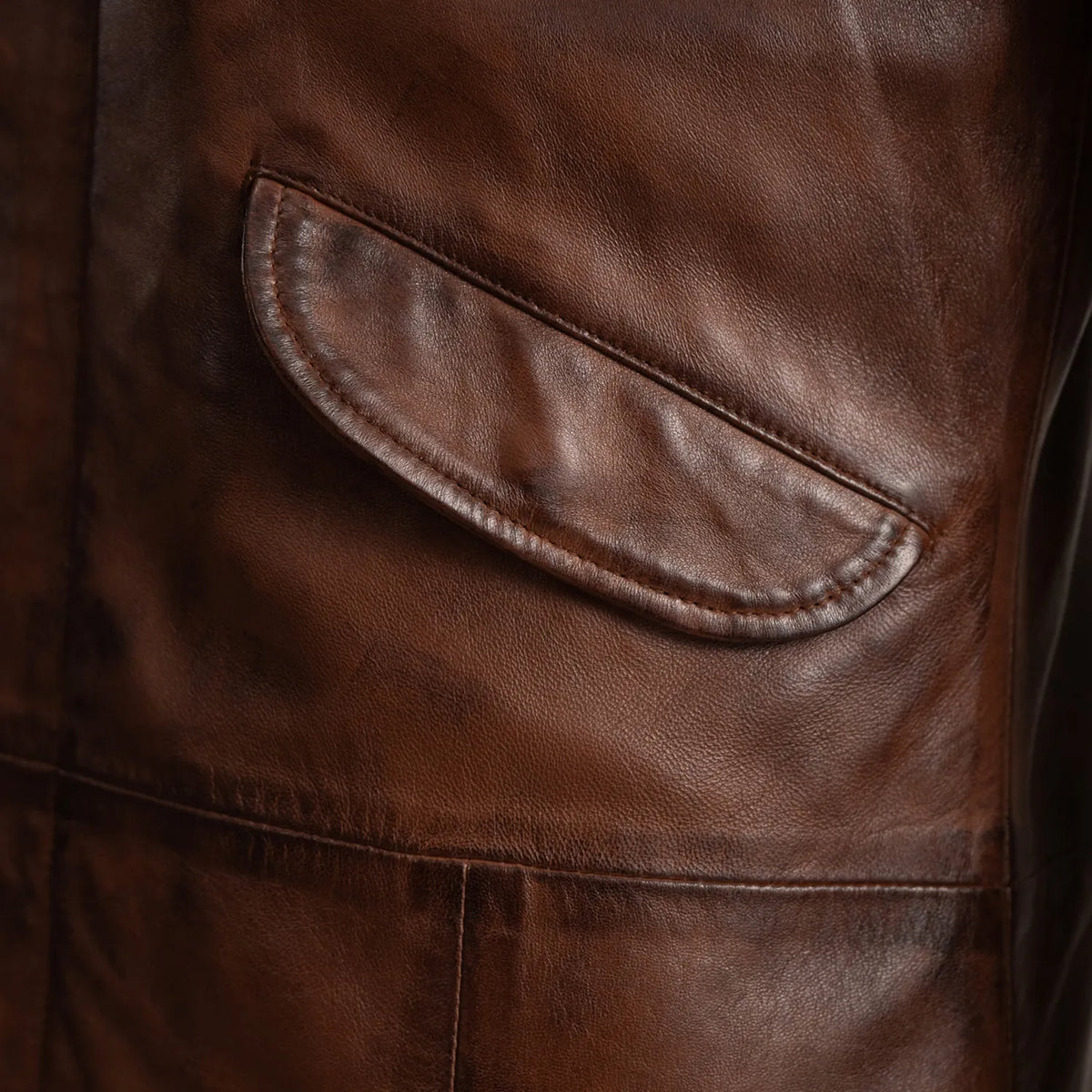 Delvin جاكيت جلد رجالي – alternate product view 6