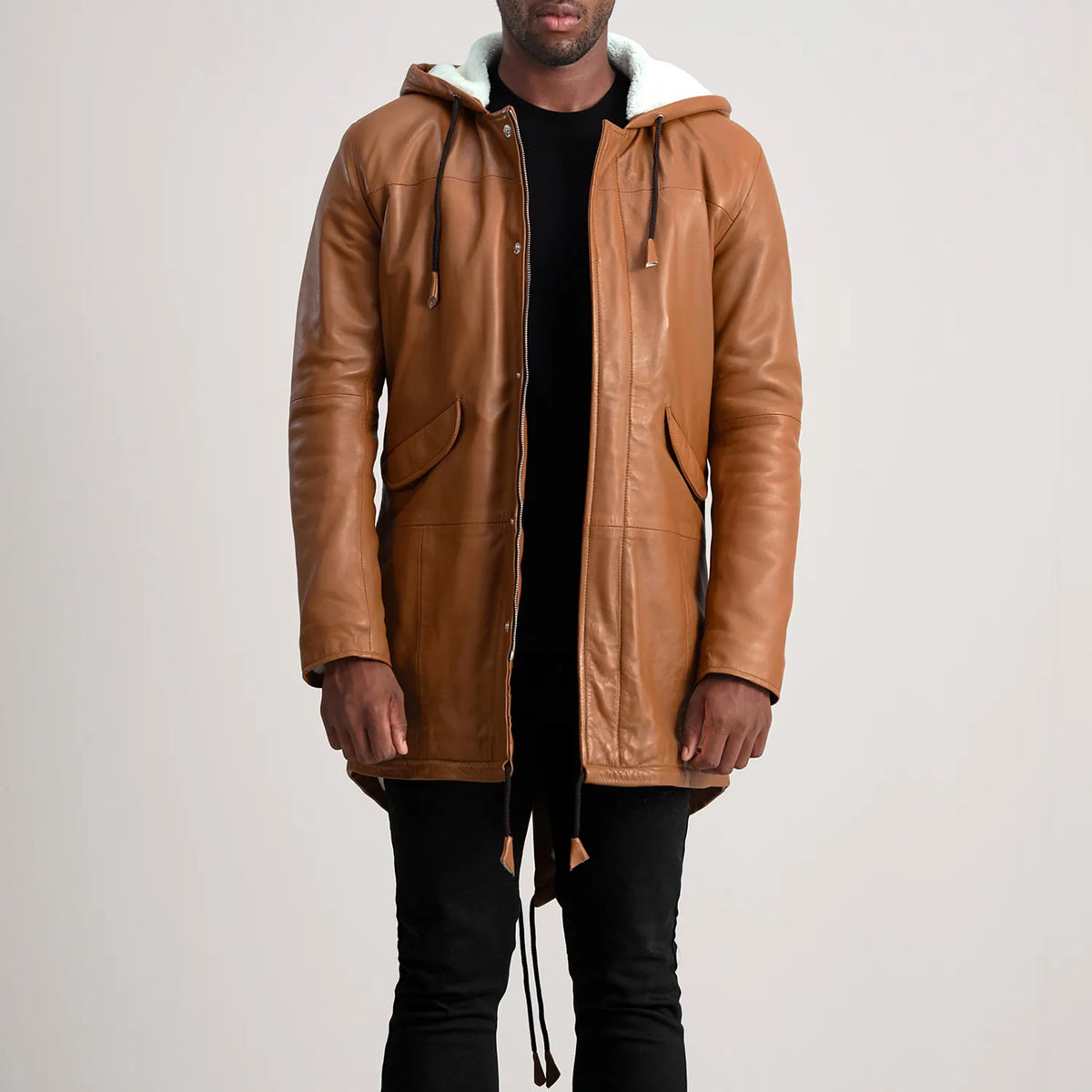 Delvin جاكيت جلد رجالي – alternate product view 1