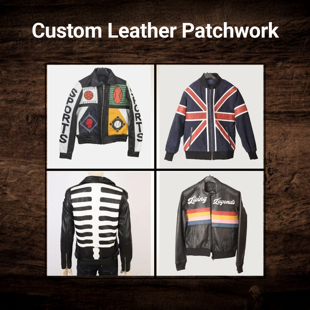 Design Your Own جاكيت جلد نسائي – alternate product view 11