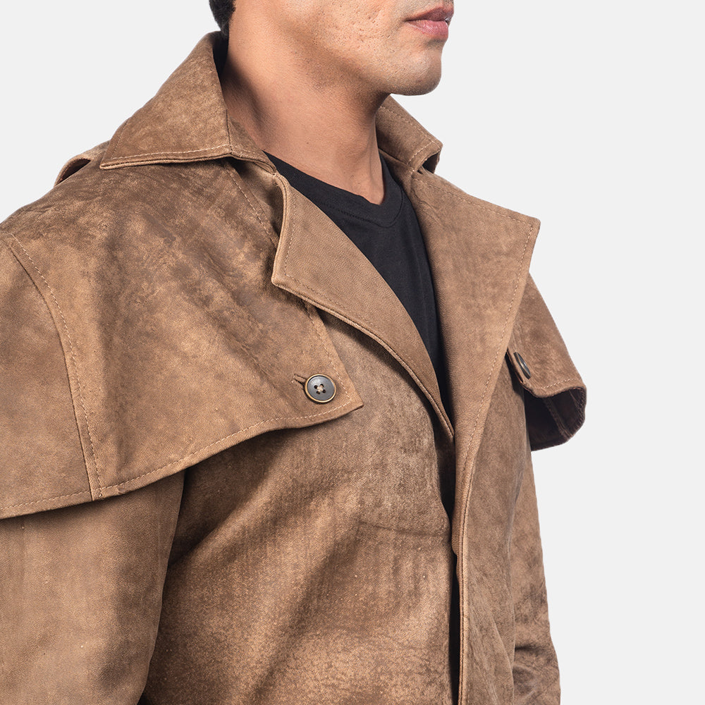 Authentic Semi-Aniline Snuffed with Snuffed Finish Grain Texture & Heavy-Duty Seam Stitching Detail