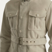 Interior View Showing Quilted Polyester Lining &amp; Dual Inside Utility Storage Pockets