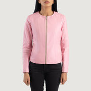 Elixir Collarless جاكيت جلد نسائي – alternate product view 4
