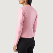 Elixir Collarless جاكيت جلد نسائي – alternate product view 5