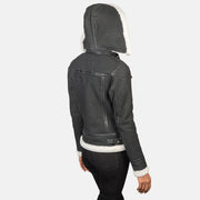 Fiona Hooded جاكيت فرو شيرلينج نسائي – alternate product view 5