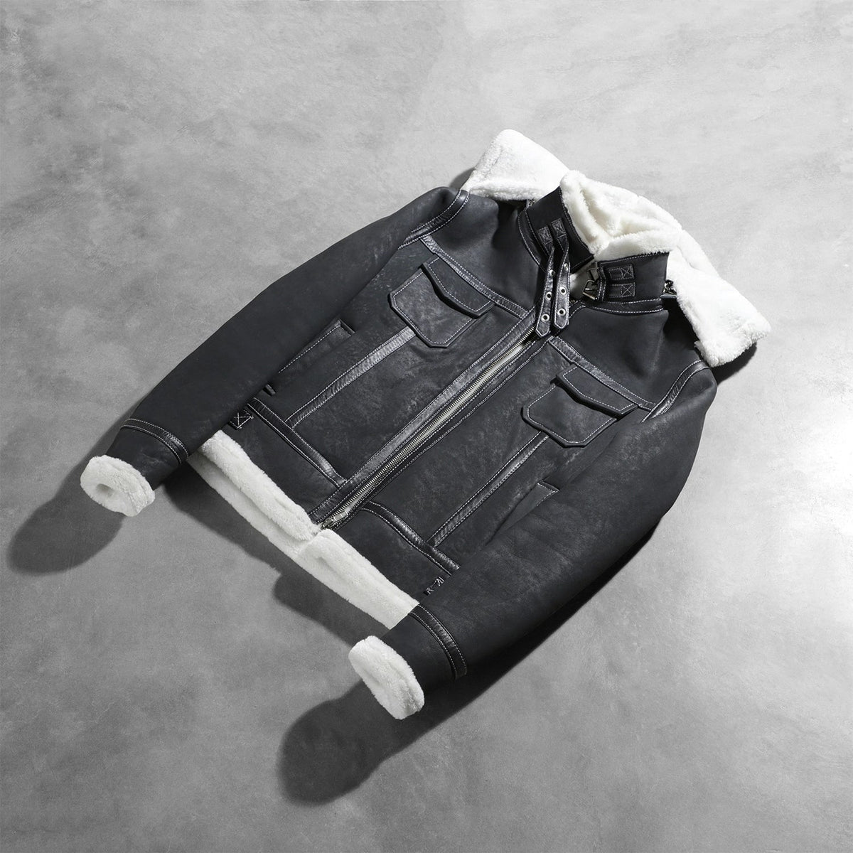 Fiona Hooded جاكيت فرو شيرلينج نسائي – alternate product view 8