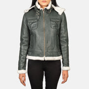Fiona Hooded جاكيت فرو شيرلينج نسائي – alternate product view 1