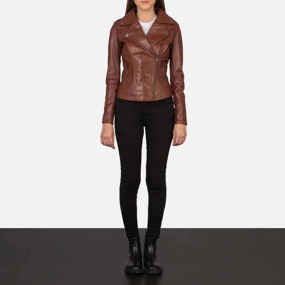 Flashback Leather Biker Jacket – alternate product view 4