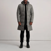 
Floyd معطف جلد فاخر بيج تان Puffer جاكيت جلد رجالي – alternate product view 3