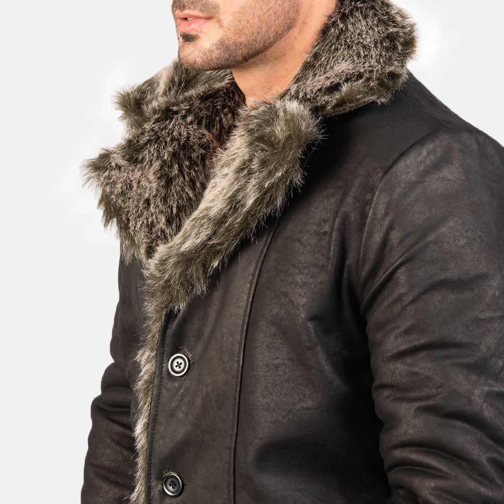 Furlong معطف جلد Beige معطف جلد رجالي – alternate product view 6