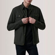 
Irwin Olive Waxed Canvas Field جاكيت جلد رجالي For Men in Olive Waxed Cotton Canvas - عرض أمامي وقَصّة مفصلة أنيقة | شراء أونلاين عبر المتجر الرسمي