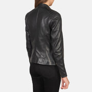 Kelsee جاكيت بايكر جلد نسائي – alternate product view 5