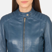 Kelsee جاكيت بايكر جلد نسائي – alternate product view 6