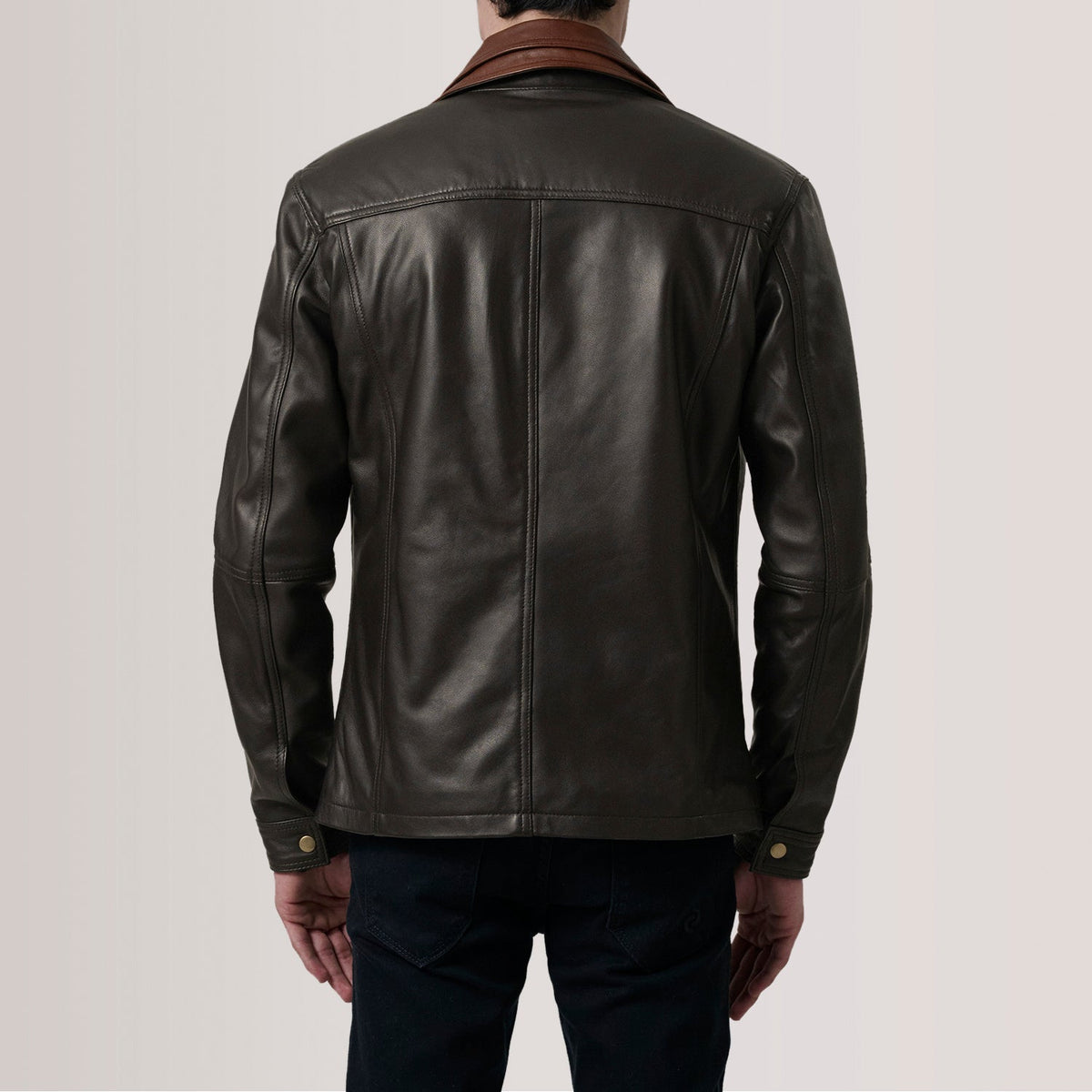 Klen جاكيت جلد رجالي – alternate product view 4