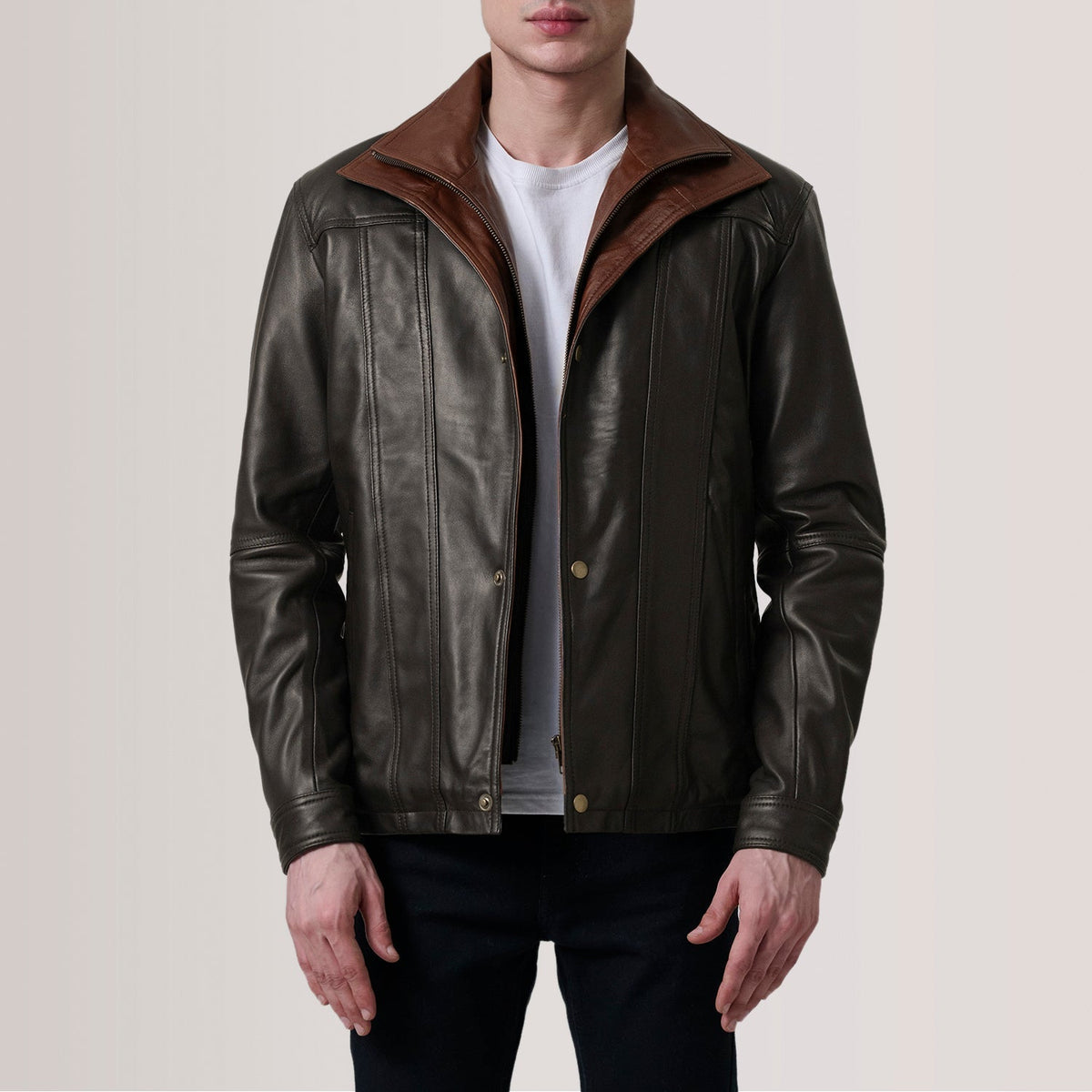 Klen جاكيت جلد رجالي – alternate product view 5