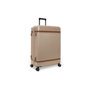 Large Suitcase Zuna نسائي in Classic 100% Full-Grain Leather - Front Profile View &amp; Tailored Silhouette | Buy Online