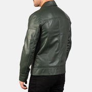 Lavendard جاكيت بايكر جلد رجالي – alternate product view 6