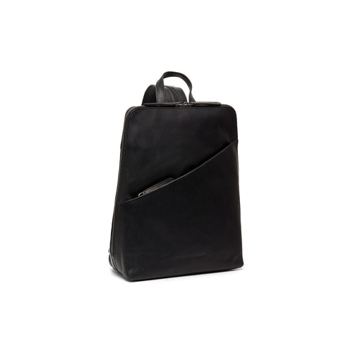 Amanda Full-Grain Leather Backpack in Classic 100% Full-Grain Leather - Full Exterior Front Profile View | Buy Online