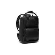 Bellary Full-Grain Leather Backpack نسائي in Classic 100% Full-Grain Leather - Full Exterior Front Profile View | Buy Online