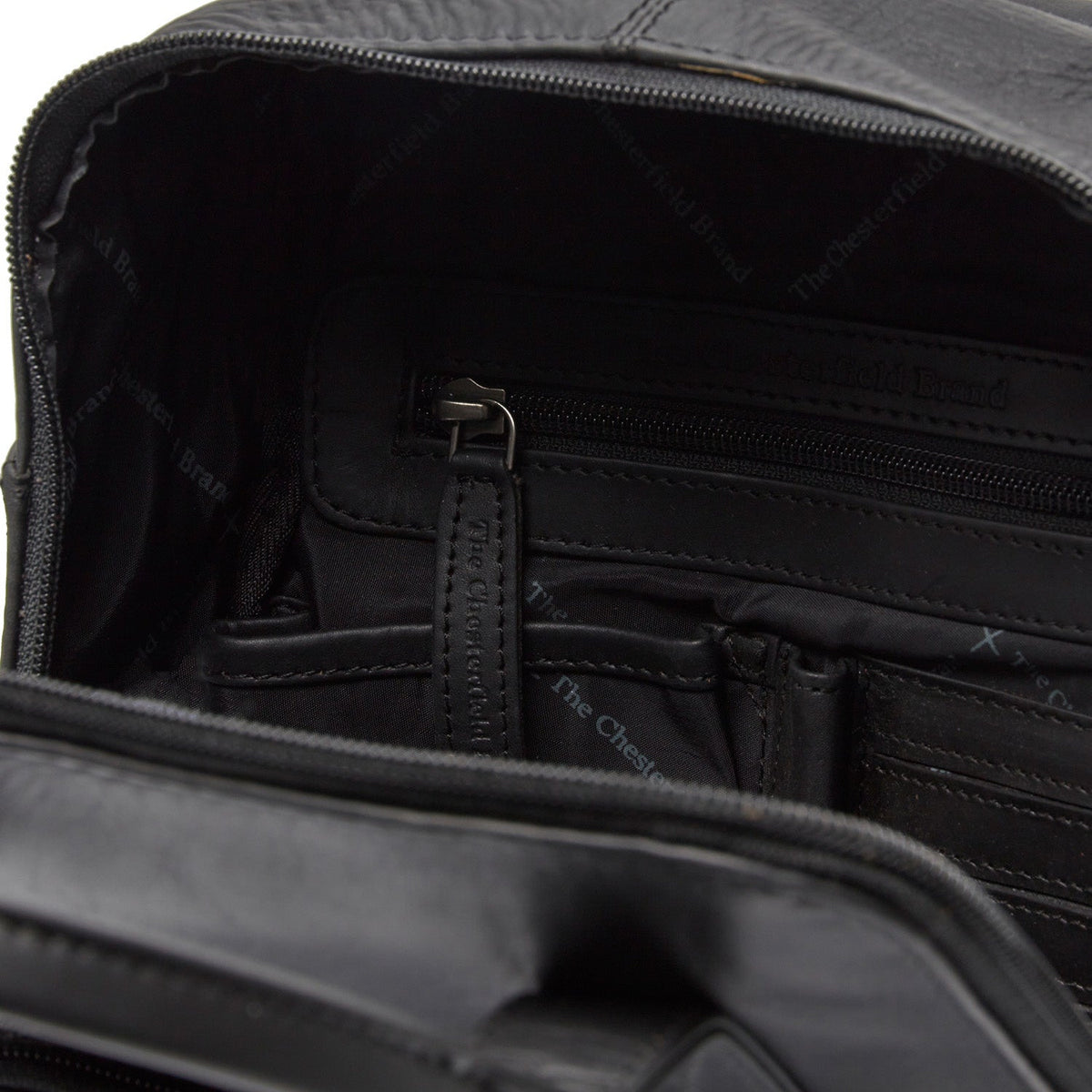 Bellary Full-Grain Leather Backpack نسائي - Structured Side Profile Showing Gusset Depth &amp; Expansion Capacity