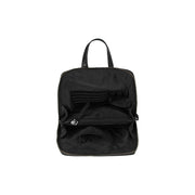 Solid Antique Brass Hardware &amp; Heavy-Duty Dual Zipper Detail on Linford Full-Grain Leather Backpack نسائي