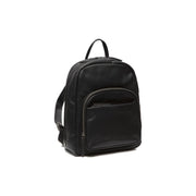 Santana Full-Grain Leather Backpack نسائي in Tan 100% Full-Grain Leather - Full Exterior Front Profile View | Buy Online