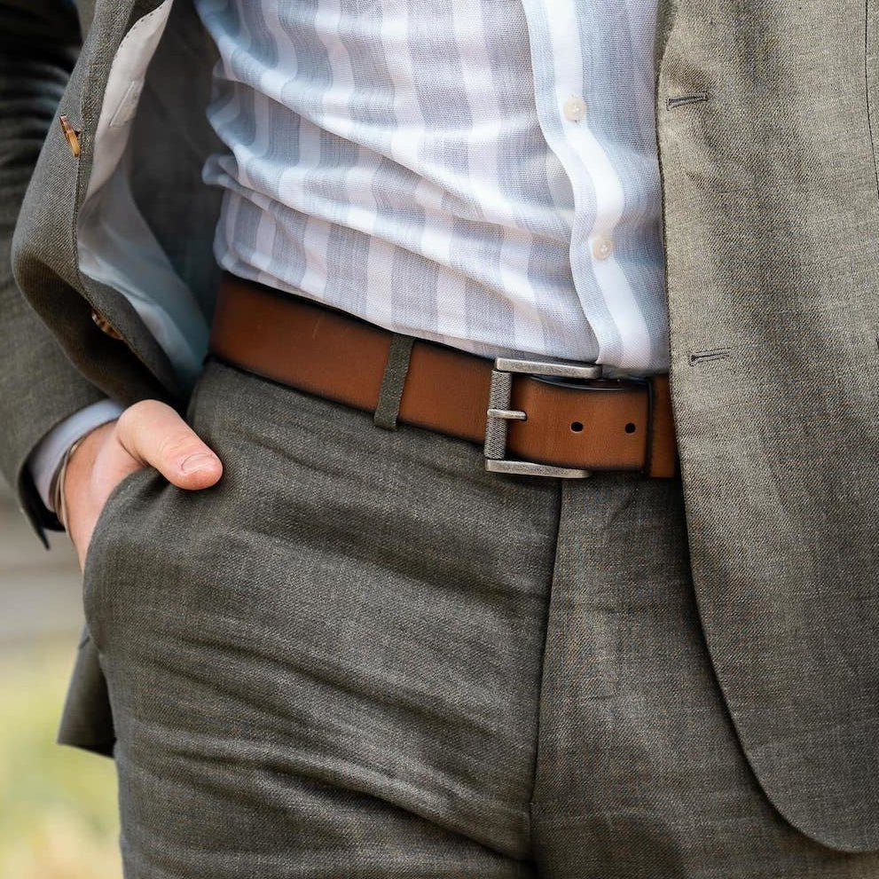 
Aayden جلد طبيعي فل جرين Belt رجالي – alternate product view 2