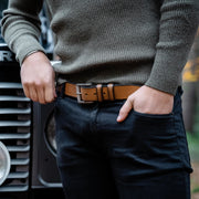 
Aayden جلد طبيعي فل جرين Belt رجالي – alternate product view 3