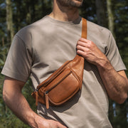 Jack Full-Grain Leather Belt Bag نسائي – alternate product view 2