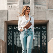 Toronto Full-Grain Leather Belt Bag نسائي – alternate product view 3