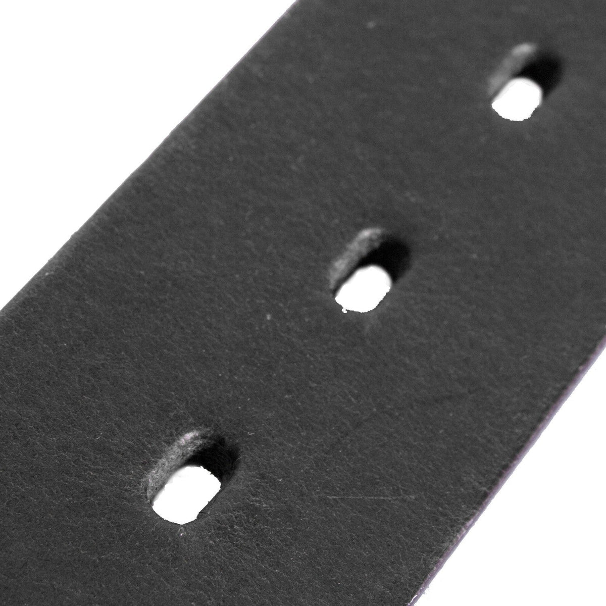 Solid Antique Brass Hardware &amp; Heavy-Duty Dual Zipper Detail on Brandon Full-Grain Leather Belt رجالي