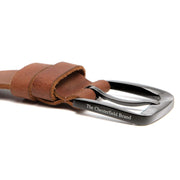 Copper Full-Grain Leather Belt رجالي – alternate product view 3