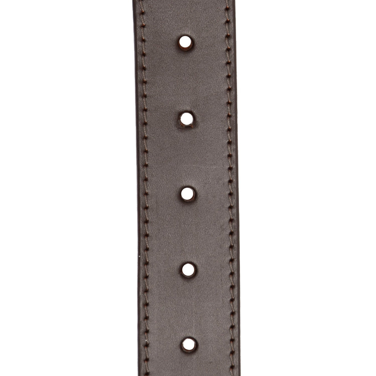 Brown Leather Belt Tanaro, detail view 1