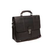 100% Full-Grain Wax Pull-Up 100% Full-Grain Leather Grain Texture & Handcrafted Patina Detail