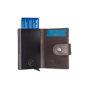 Barrea Full-Grain Leather Card Holder نسائي – alternate product view 3