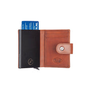 Barrea Full-Grain Leather Card Holder نسائي – alternate product view 3