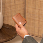 Frankfurt Full-Grain Leather Card Holder نسائي – alternate product view 3