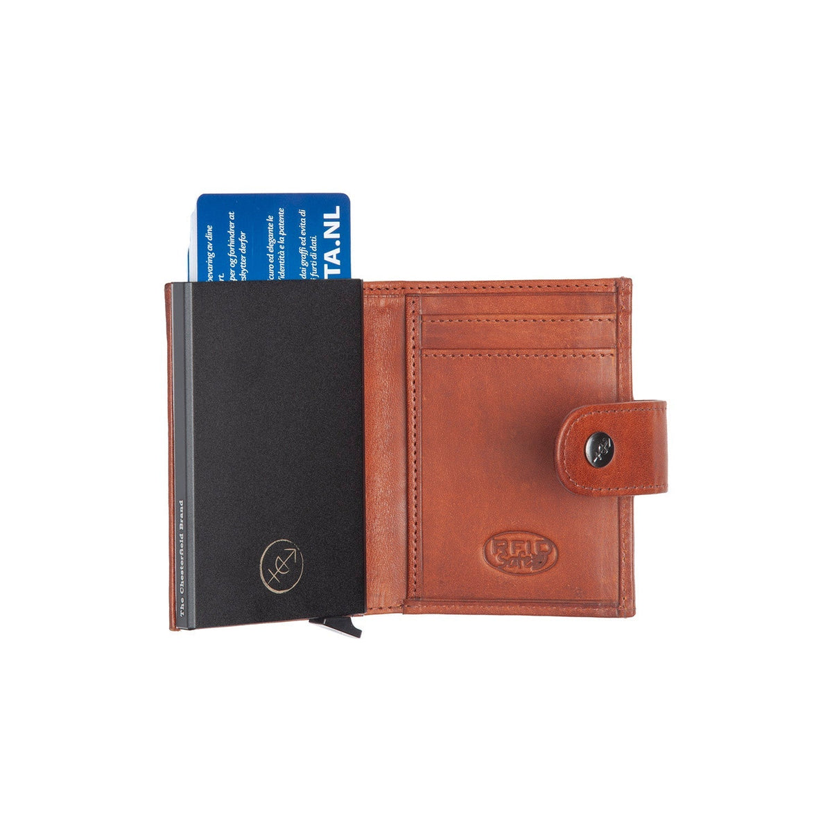 Lesina Full-Grain Leather Card Holder نسائي – alternate product view 3