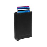 Palma Full-Grain Leather Card Holder نسائي in Classic 100% Full-Grain Leather - Full Exterior Front Profile View | Buy Online