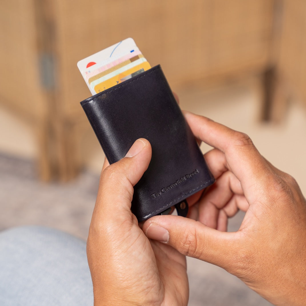 Paris Full-Grain Leather Card Holder نسائي – alternate product view 2