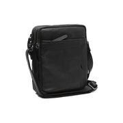 Alva Full-Grain Leather Crossbody Bag رجالي in Classic 100% Full-Grain Leather - Full Exterior Front Profile View | Buy Online