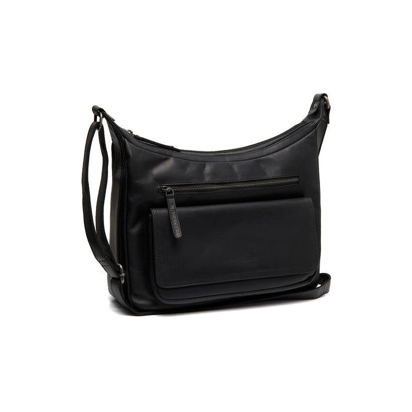 Bryson Full-Grain Leather Crossbody Bag in Classic 100% Full-Grain Leather - Full Exterior Front Profile View | Buy Online