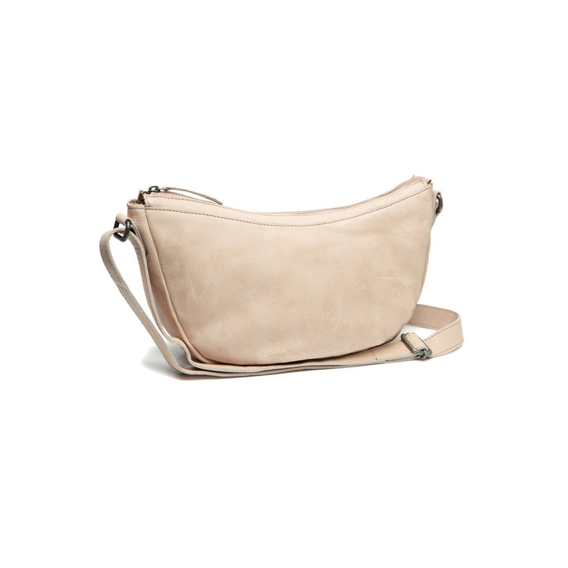 Clarita Full-Grain Leather Crossbody Bag in Classic 100% Full-Grain Leather - Full Exterior Front Profile View | Buy Online