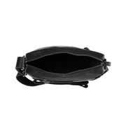 Classic 100% Full-Grain leather Bag - Rear Perspective Showing Reinforced Leather Straps &amp; Stitching
